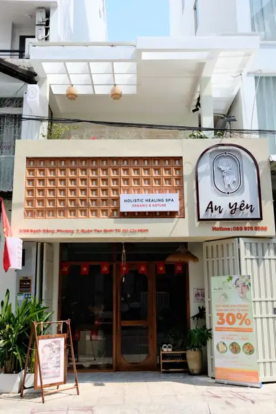 An Yên Spa storefront — 2/36 Bạch Đằng, Tân Bình